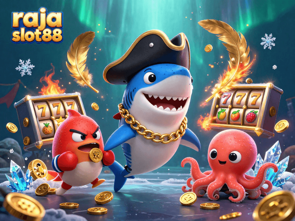 Play at raja slot88 and experience thrilling slot adventures with animated characters.
