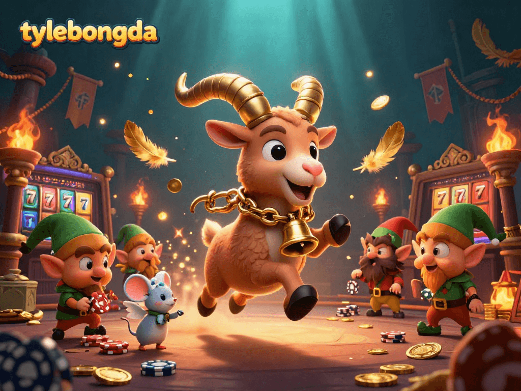 Engage in festive gameplay with tylebongda, where Krampus and mischievous elves create a thrilling casino atmosphere.