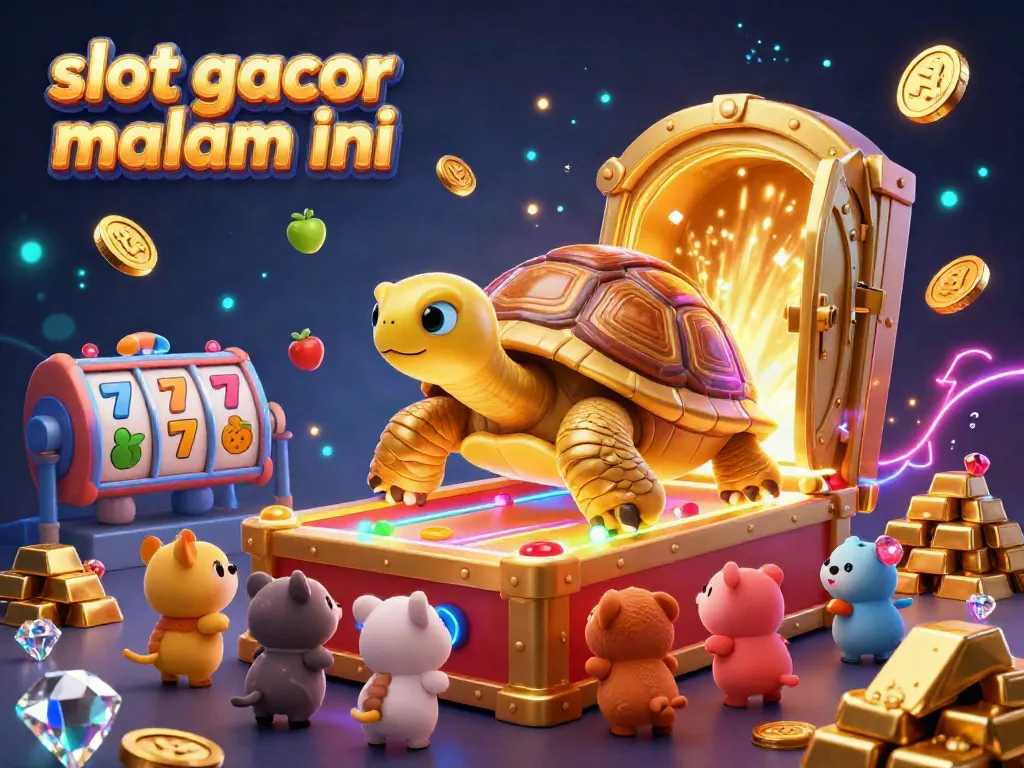 Experience the excitement of slot gacor malam ini with vibrant characters and dynamic casino elements.