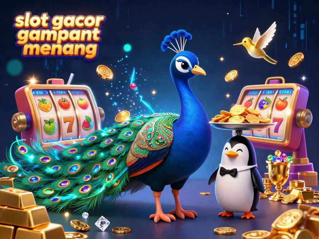 Experience the thrill of slot gacor gampang menang with vibrant characters and engaging casino symbols.