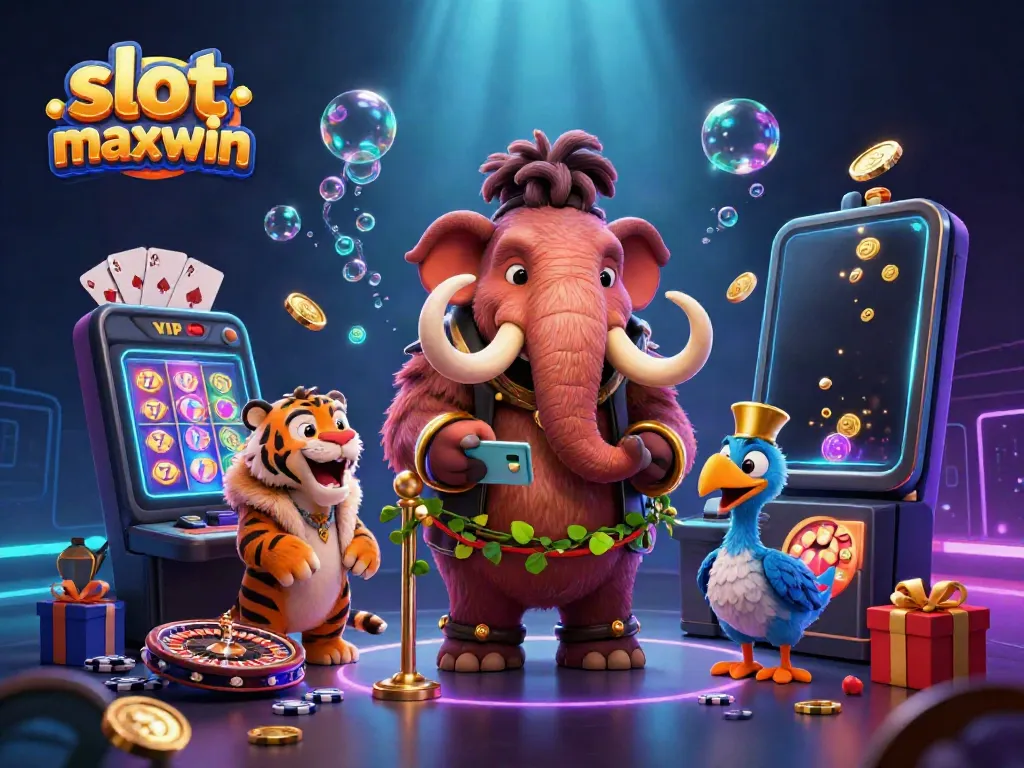 Memenangkan hadiah besar di permainan slot maxwin dengan karakter menarik di kasino virtual.