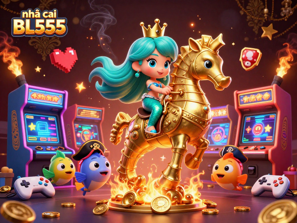 Experience the excitement of nhà cái BL555 with a vibrant, dynamic gambling-themed illustration.