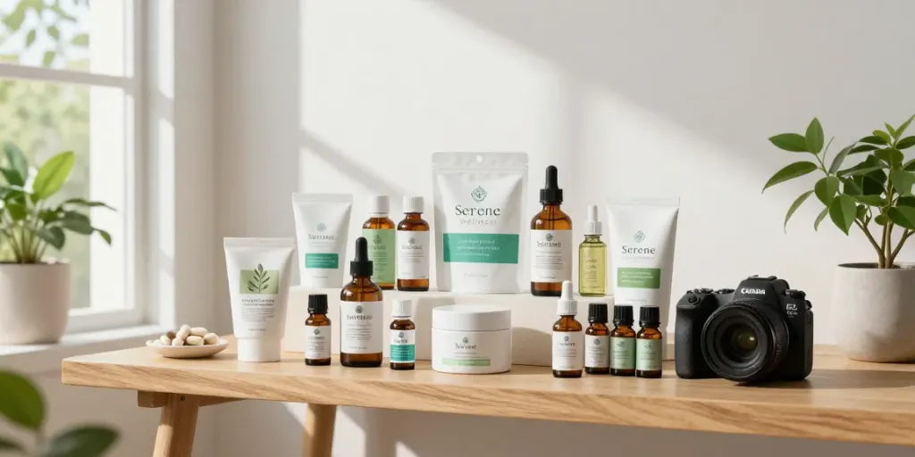 Health and wellness products online India displayed in a bright room with natural light.