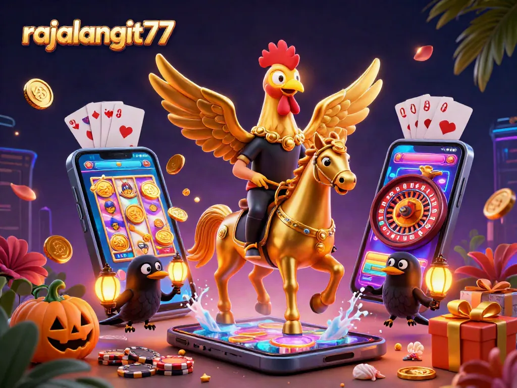 Engage with rajalangit77 for exciting casino moments, featuring vibrant gaming elements and unique characters.