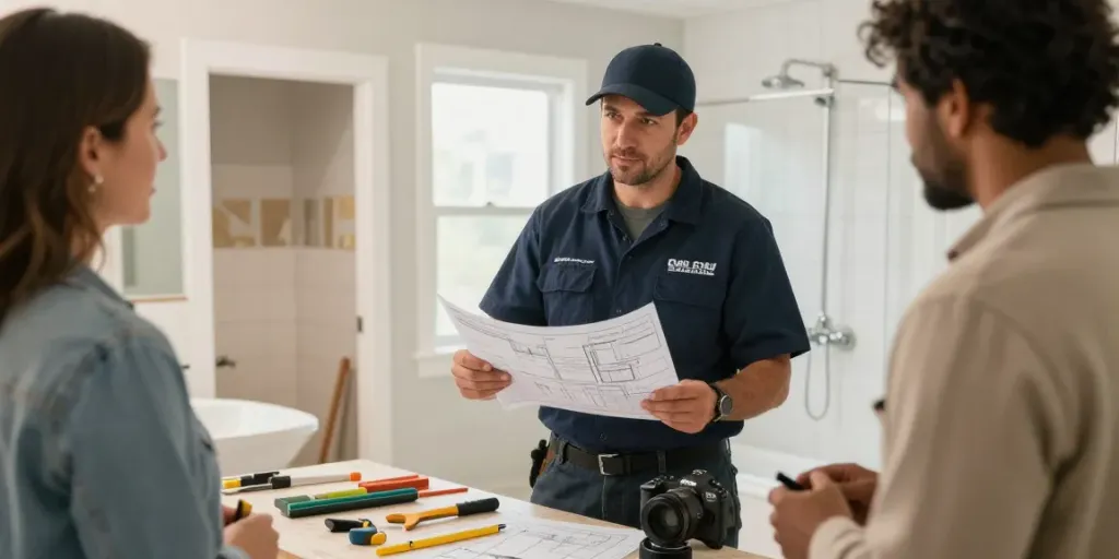 Custom bathroom remodeling by a trusted local provider in the Greater Seattle Area, showcasing professional craftsmanship and personalized design.