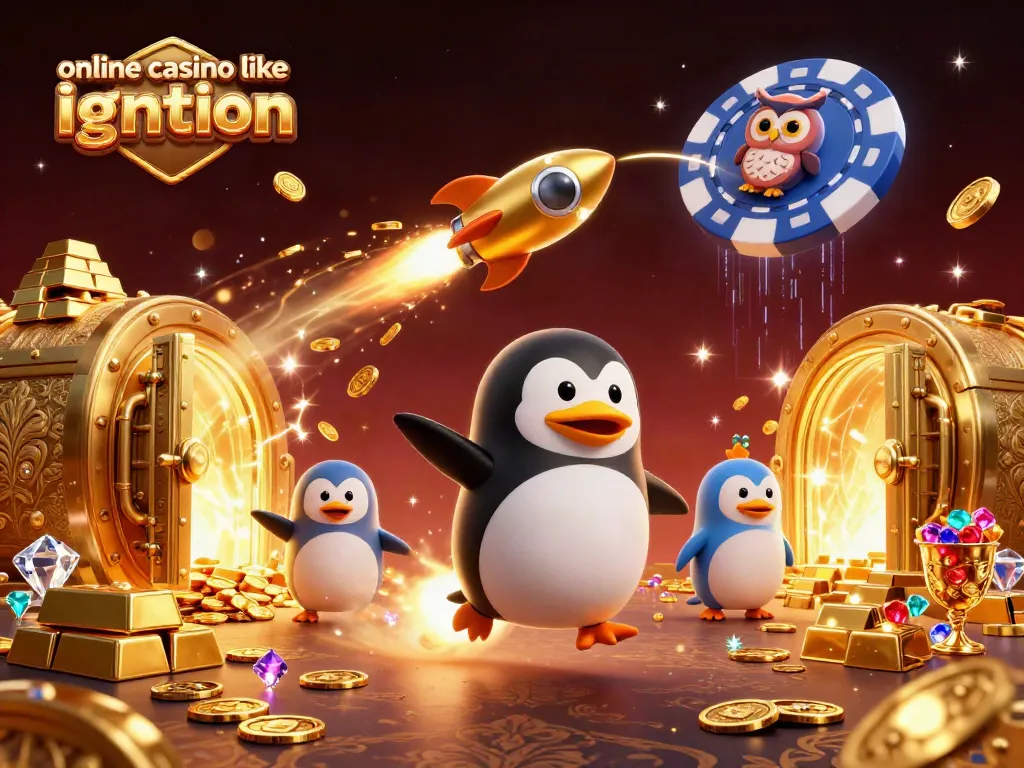 Experience thrilling gaming at an online casino like Ignition with vibrant, dynamic visuals.