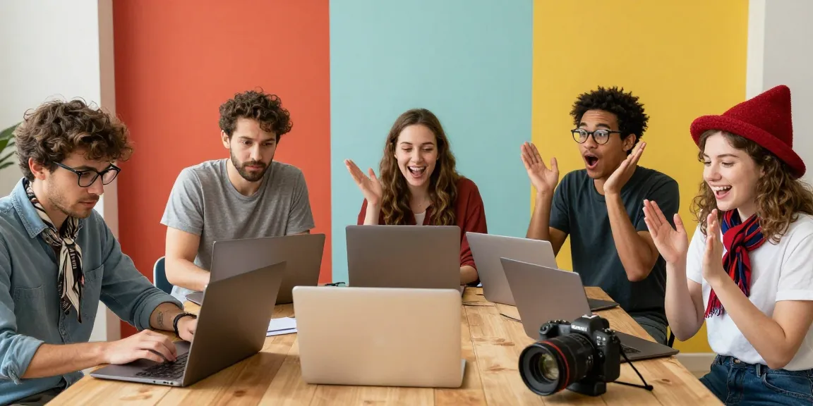 Engaging online improv for beginners session showcasing diverse participants enjoying a virtual performance.