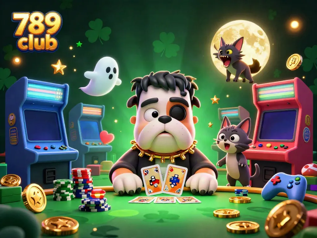Experience the thrill of 789 club with engaging characters and vibrant casino gameplay in a dynamic 3D scene.