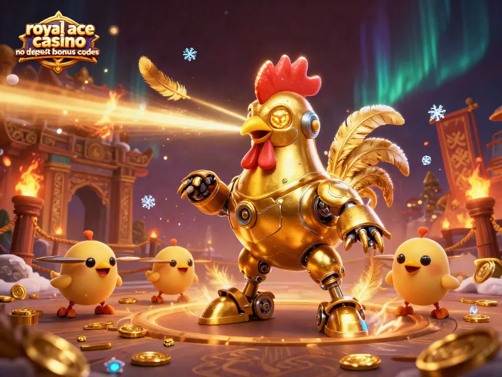 Engage with royal ace casino no deposit bonus codes while exploring a dynamic gaming scene with unique characters and elements.