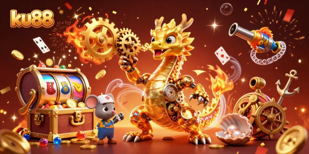 Experience thrilling jackpots and fun with ku88's vibrant and engaging casino games.