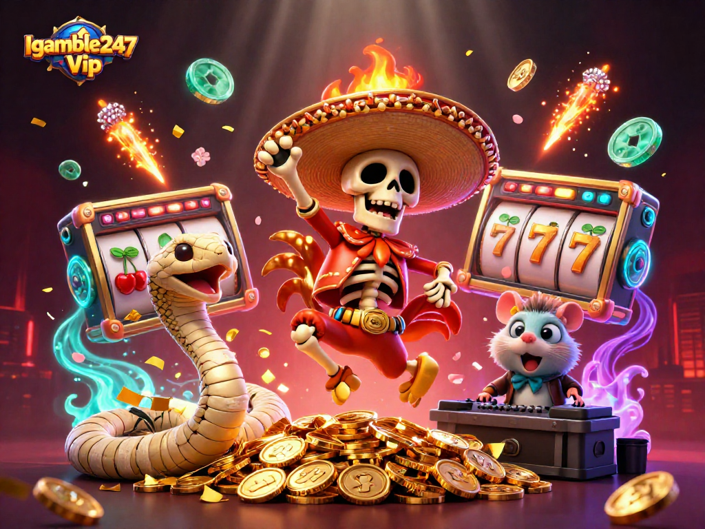 Igamble247 Vip shines with thrilling slot games featuring dynamic reels and big jackpots, showcased vibrantly